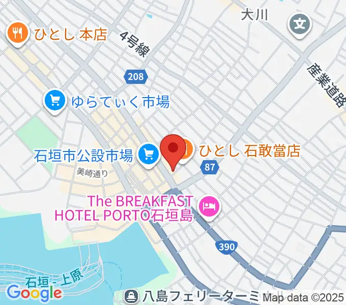 ピアノドルチェ 石垣教室の地図