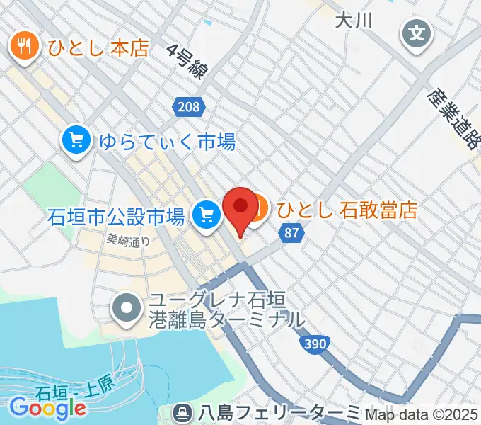 ピアノドルチェ 石垣教室の地図