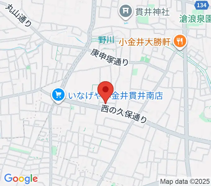 リンデピアノ教室の地図