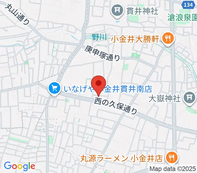 リンデピアノ教室の地図