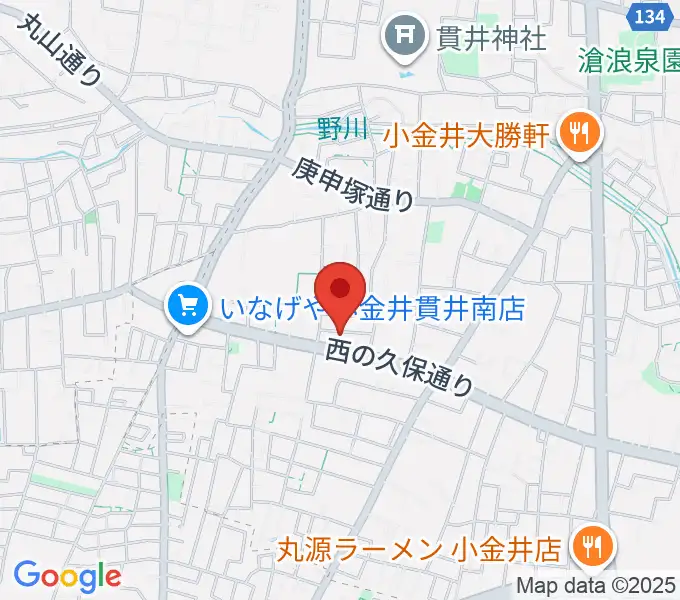 リンデピアノ教室の地図