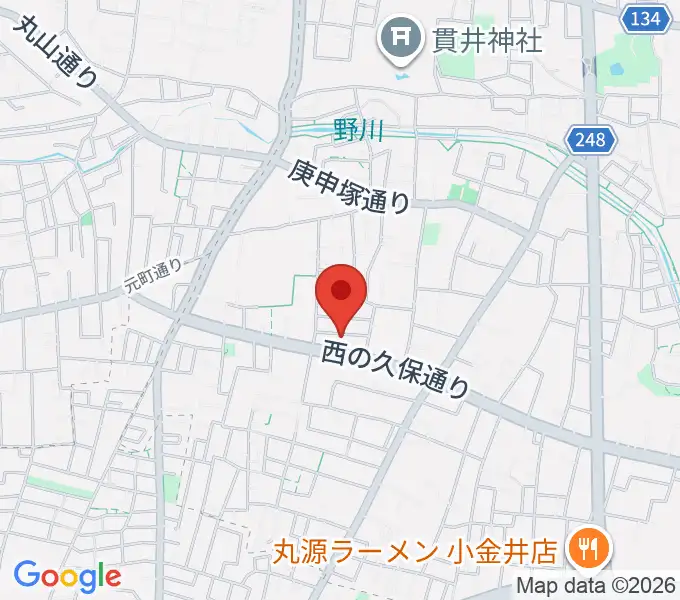リンデピアノ教室の地図