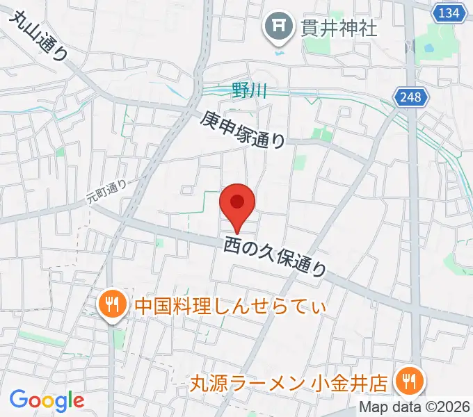 リンデピアノ教室の地図