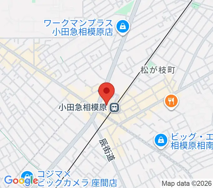 おださがプラザの地図