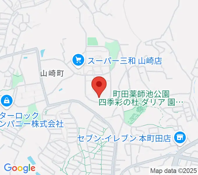 福間ピアノ音楽教室の地図