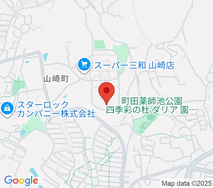 福間ピアノ音楽教室の地図