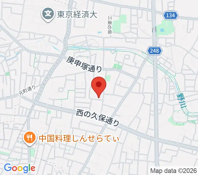 小金井音楽アカデミーの地図