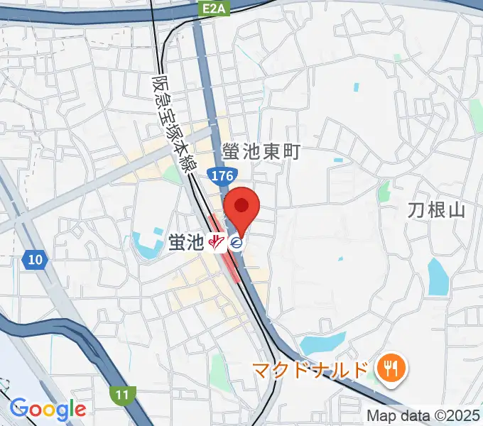 西尾ギター・ウクレレ教室の地図