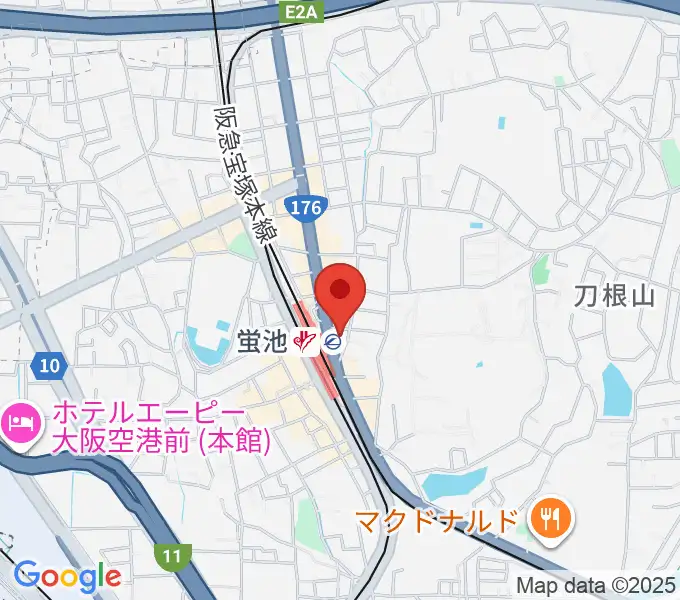 西尾ギター・ウクレレ教室の地図