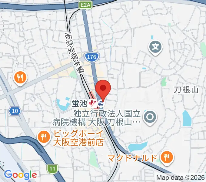 西尾ギター・ウクレレ教室の地図