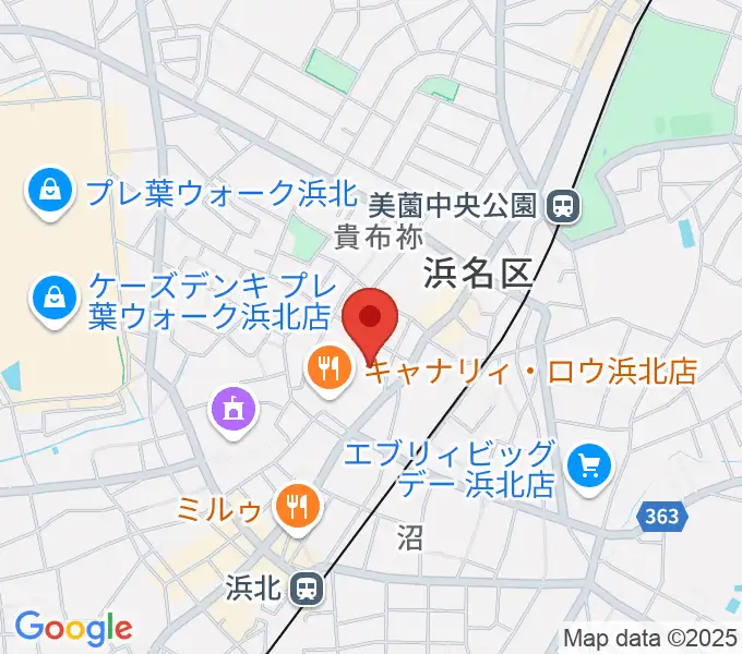 北浜幼稚園センター ヤマハミュージックの地図