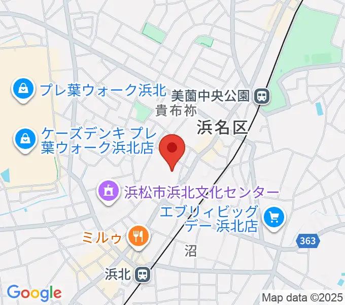 北浜幼稚園センター ヤマハミュージックの地図