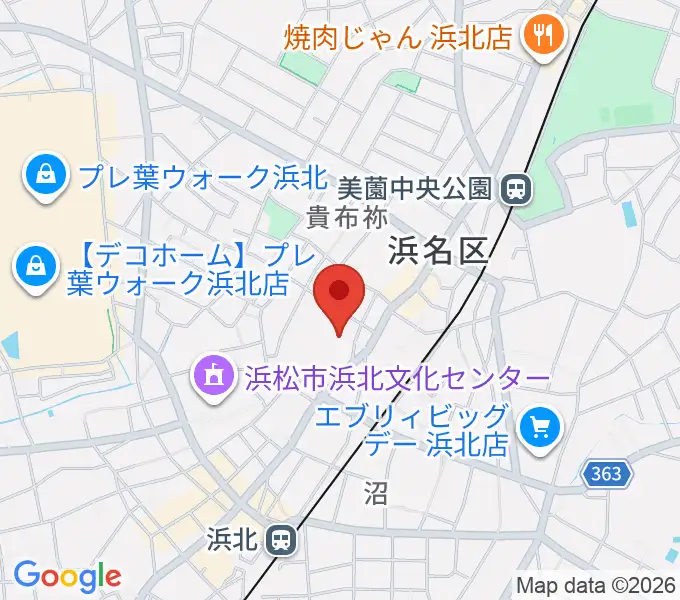 北浜幼稚園センター ヤマハミュージックの地図