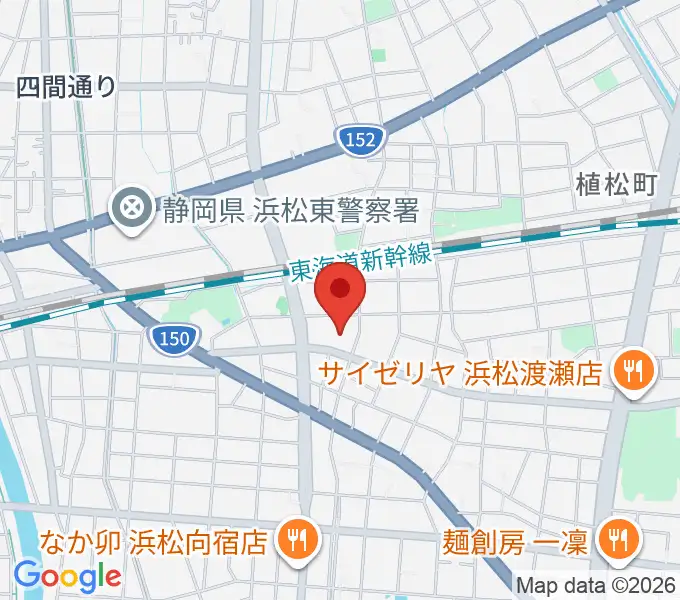 ヤマハミュージック 昭和幼稚園の地図