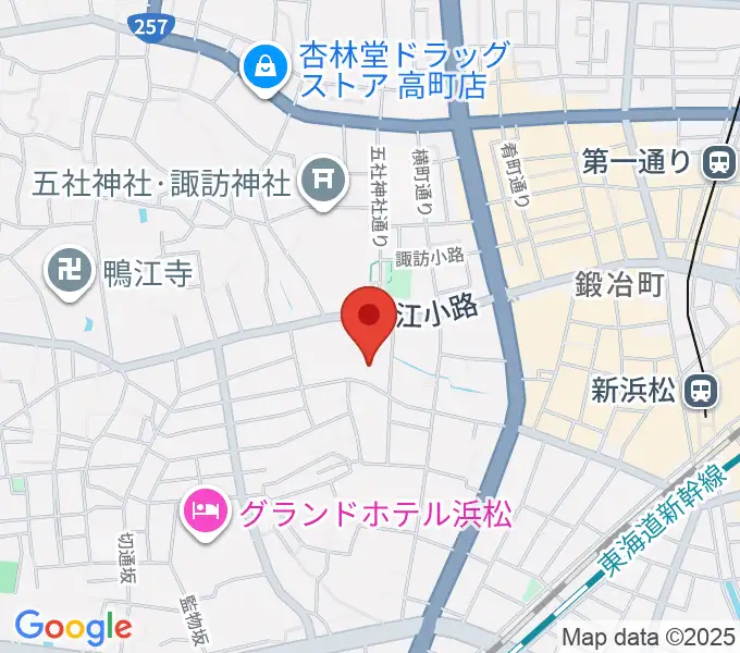 ヤマハミュージック 青葉幼稚園の地図