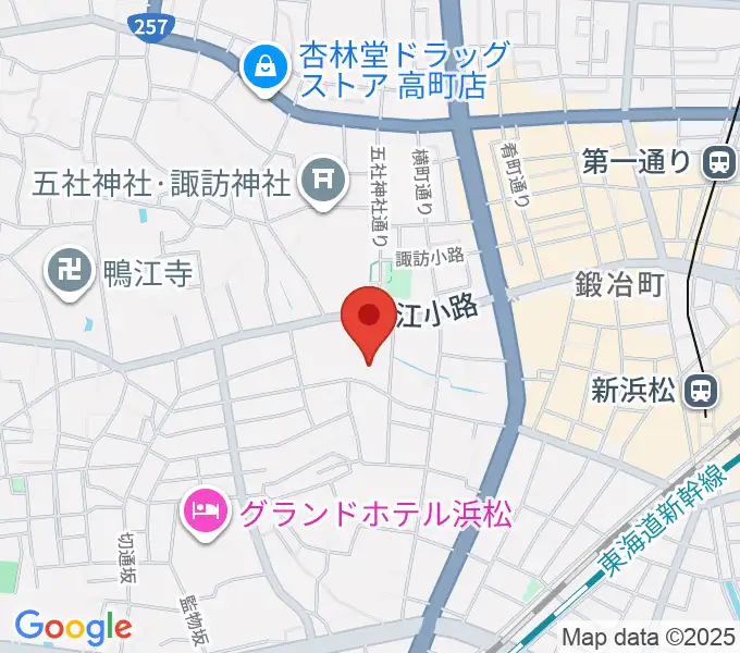 ヤマハミュージック 青葉幼稚園の地図