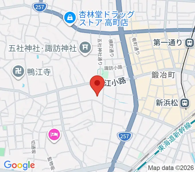 ヤマハミュージック 青葉幼稚園の地図