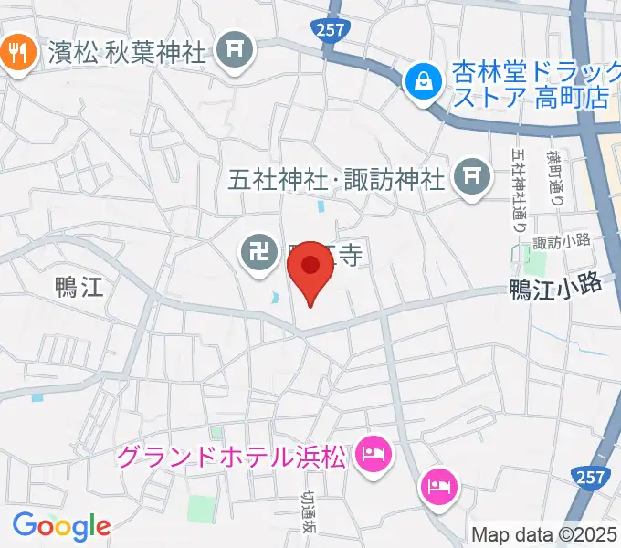 鴨江幼稚園 ヤマハミュージックの地図
