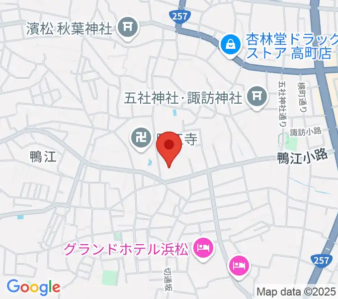 鴨江幼稚園 ヤマハミュージックの地図
