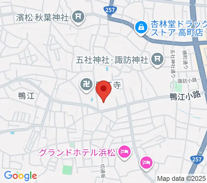 鴨江幼稚園 ヤマハミュージックの地図