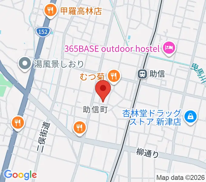 ヤマハミュージックリテイリング「ひくま幼稚園」の地図