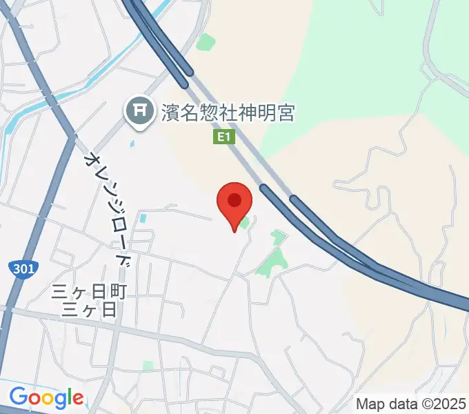 ヤマハミュージック 三松幼稚園の地図