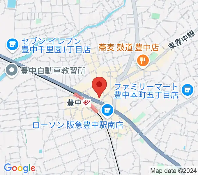 アミューズ豊中 ヤマハミュージックの地図