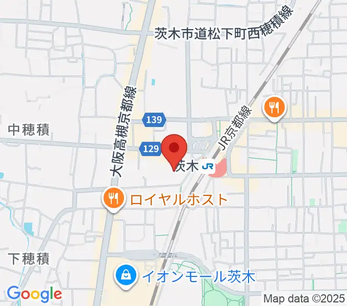 茨木センター ヤマハミュージックの地図