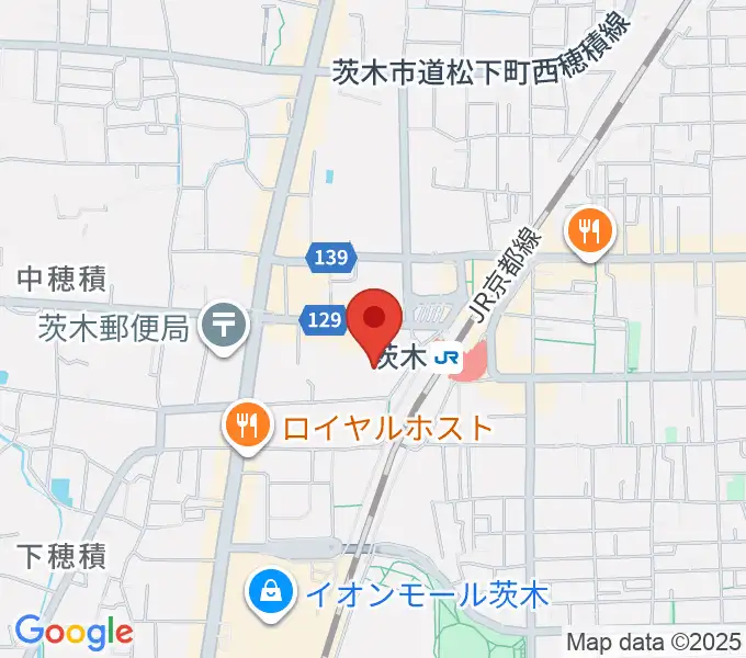 茨木センター ヤマハミュージックの地図