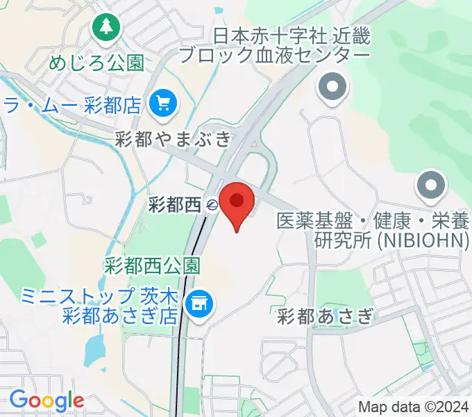 ヤマハミュージックセンター彩都 ヤマハミュージックの地図