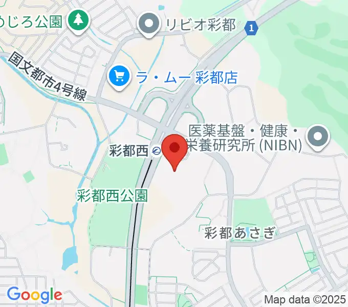 ヤマハミュージックセンター彩都 ヤマハミュージックの地図