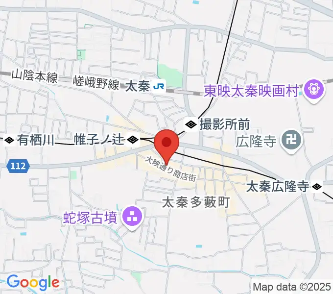 ひまわり音楽教室の地図