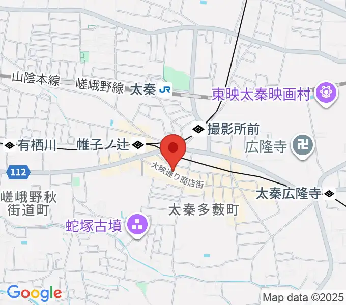 ひまわり音楽教室の地図