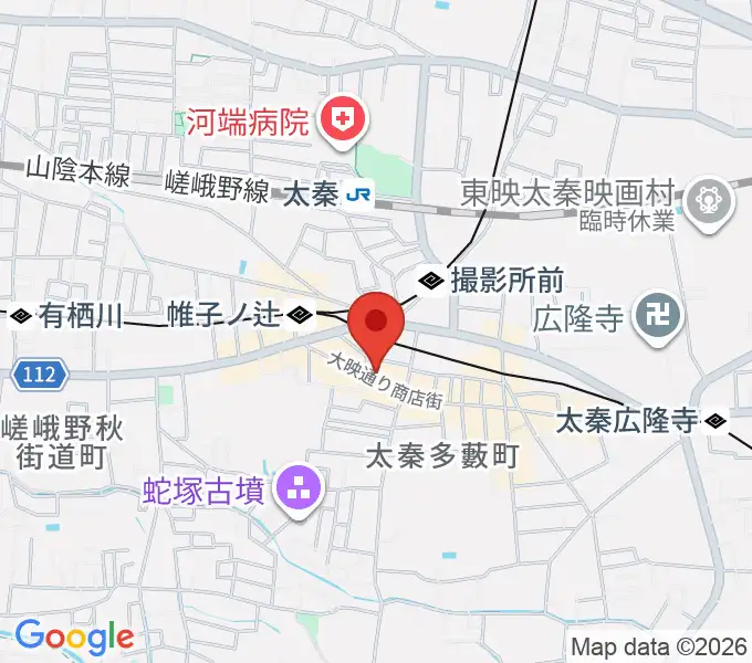 ひまわり音楽教室の地図