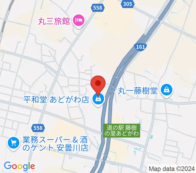 サウンドステーションあどがわの地図