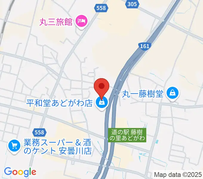 サウンドステーションあどがわの地図