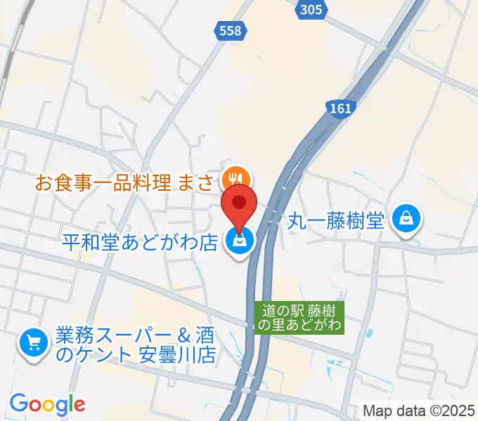 サウンドステーションあどがわの地図
