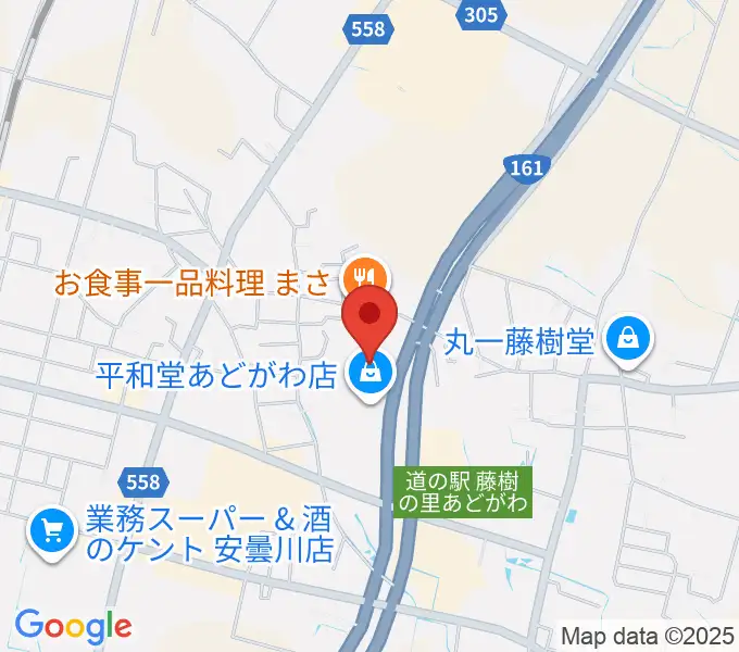 サウンドステーションあどがわの地図