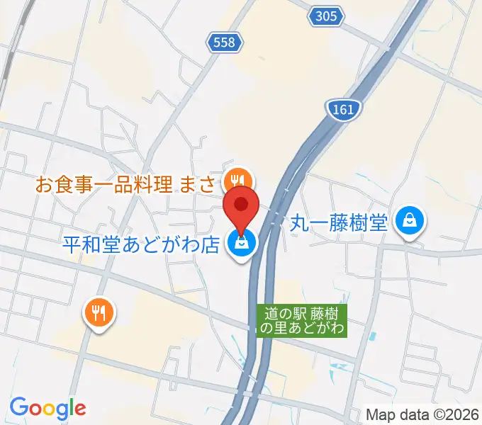 サウンドステーションあどがわの地図