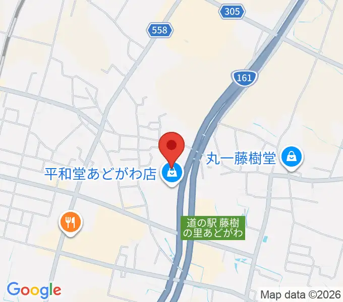 サウンドステーションあどがわの地図