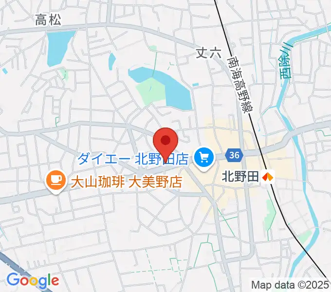 北野田センター ヤマハミュージックの地図