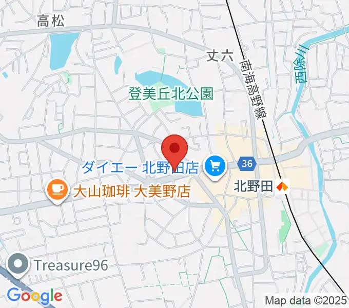 北野田センター ヤマハミュージックの地図