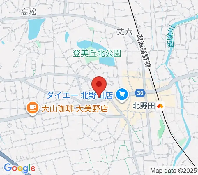 北野田センター ヤマハミュージックの地図
