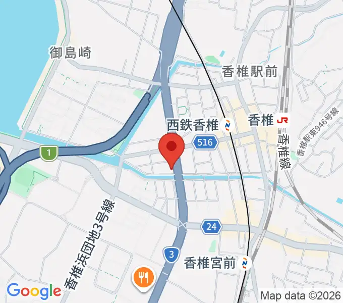音楽館サンクトスの地図