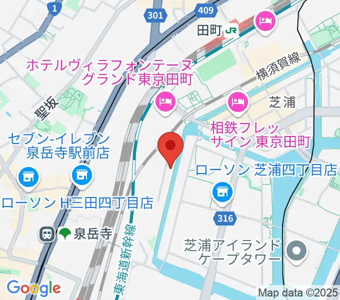 広野音楽教室の地図