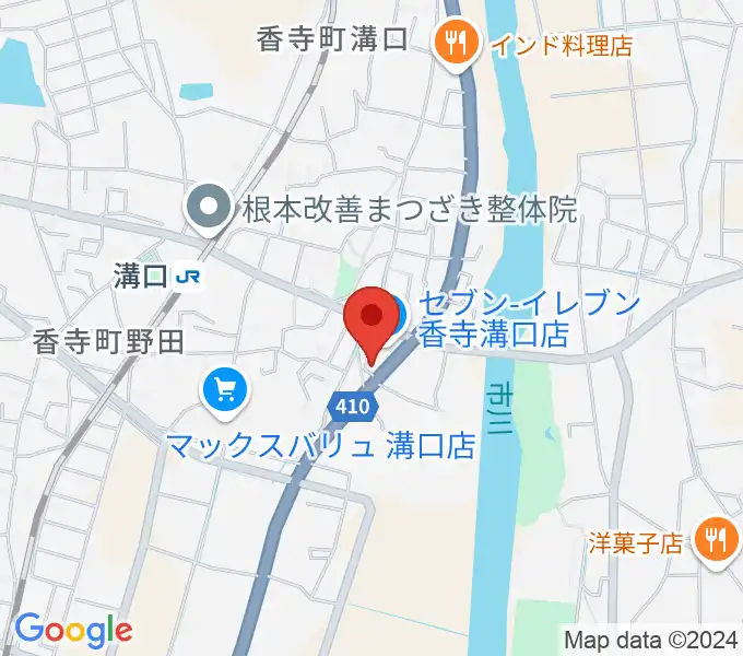 ギター専門店PALの地図