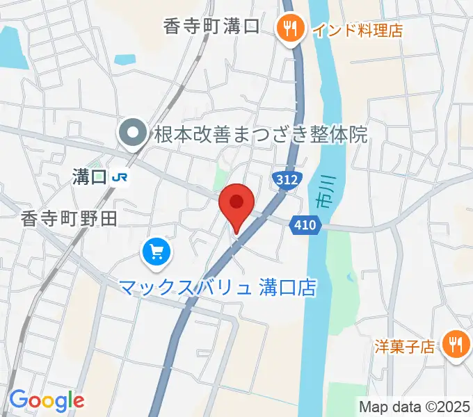ギター専門店PALの地図