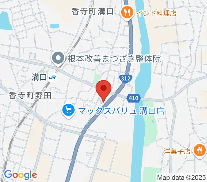 ギター専門店PALの地図
