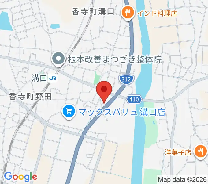 ギター専門店PALの地図