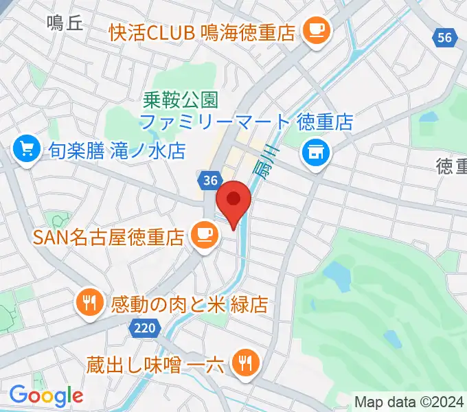 スタジオエチュード緑店の地図